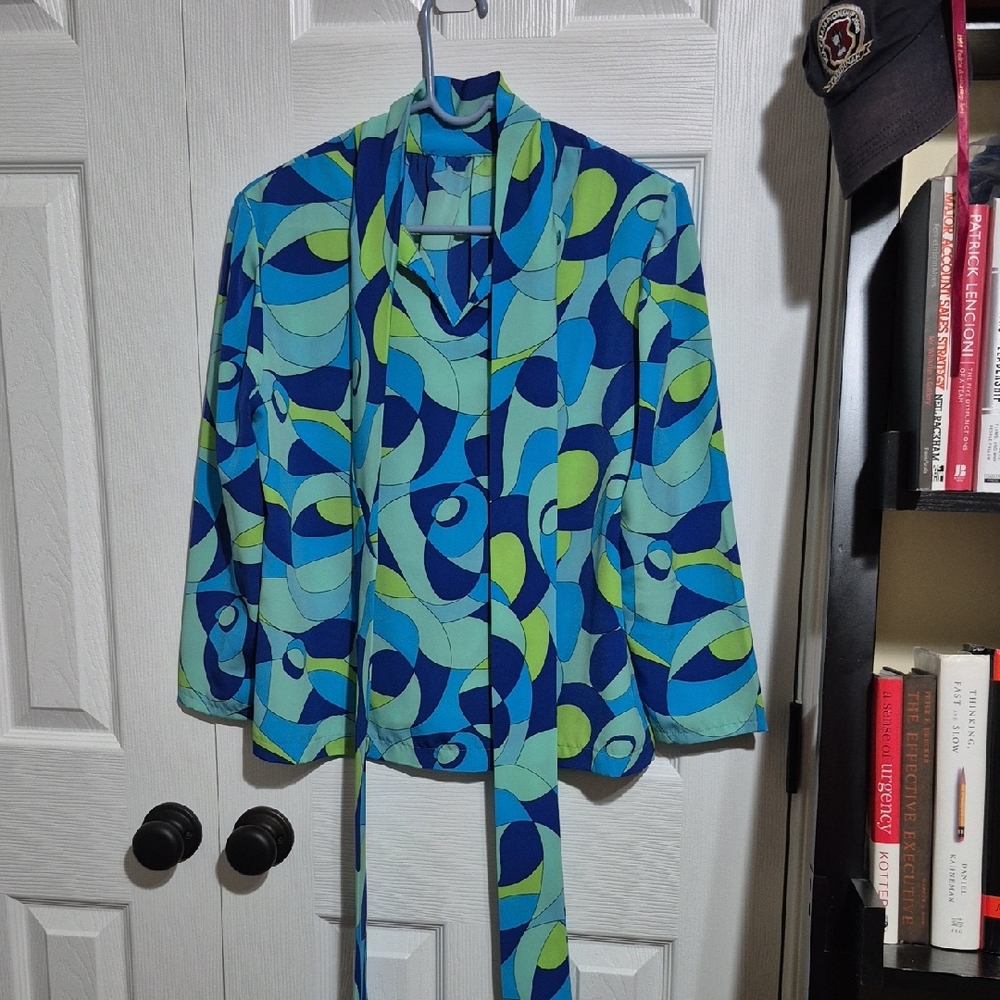 60s/70s Vintage Size Medium Blouse - EUC